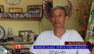 Suyanto Limbah Kaca Jadi Perabotan Ekslusif Bernilai Tinggi